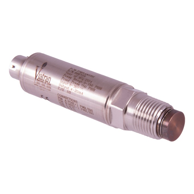<p>Viatran's flush mount pressure transmitters offer unique fittings to meet a variety of applications. These fittings range from those that are for use with corrosive media that might accumulate and clog a standard fitting to a fitting that inhibits bacterial growth and facilitates Clean in Place (CIP).</p>
