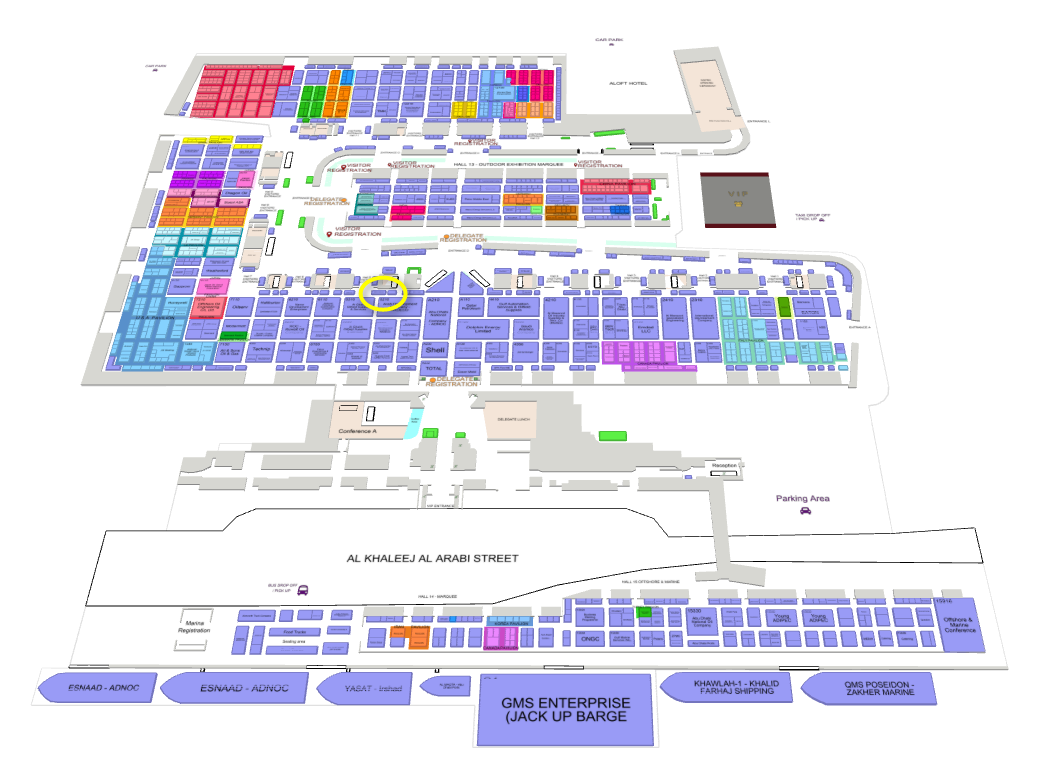 ADIPEC 2016 Floor Plan